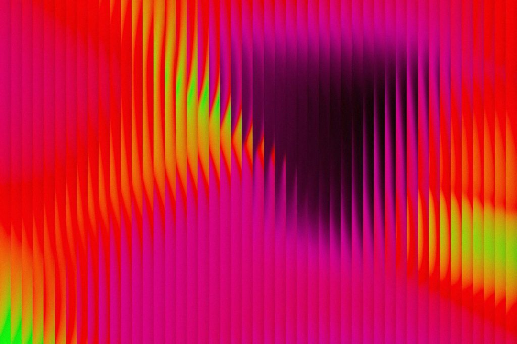 abstract colours frosted glass