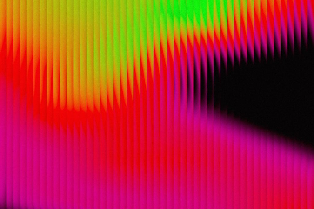 abstract colours frosted glass