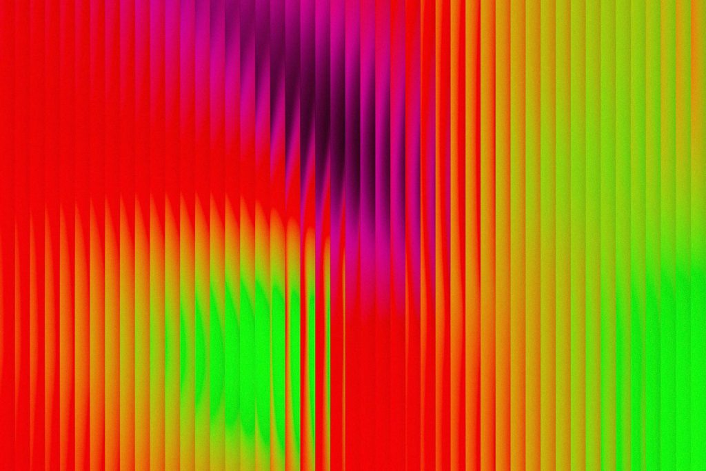 abstract colours frosted glass