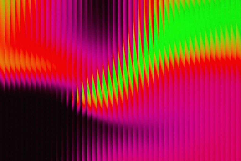 abstract colours frosted glass